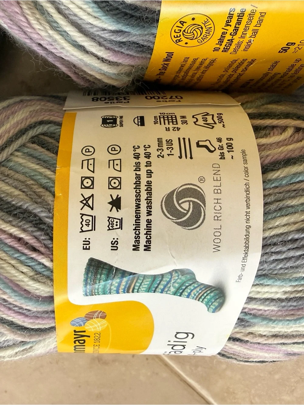 Schachenmayr Regia 4-fädig Multicolor Sock Yarn - 4 Skeins